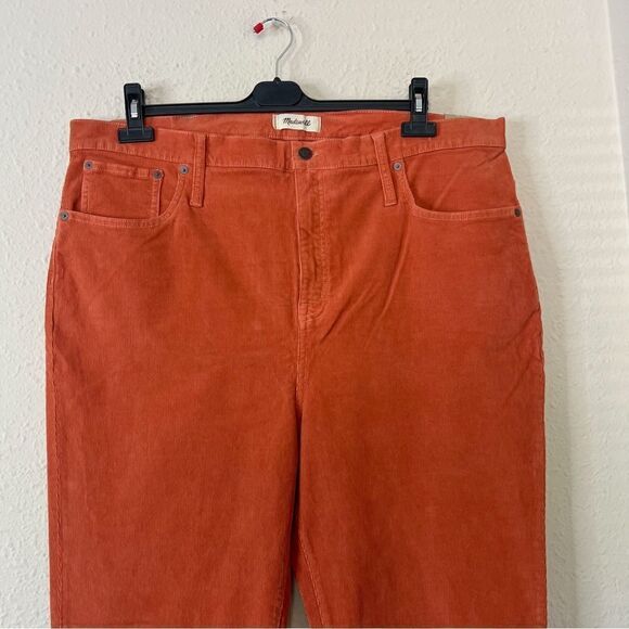 Madewell Corduroy Classic Straight Leg Jean Pants NEW Size 35 - Picture 9 of 12